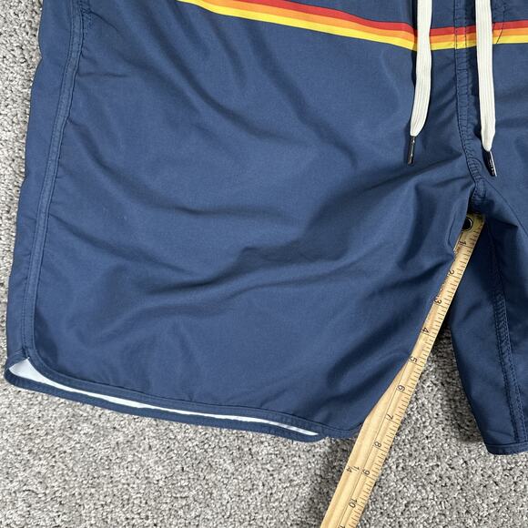 Fair Harbor Swim Trunks Men’s 3XL The Anchor Rainbow 3 Stripe Hybrid Shorts - Picture 7 of 12